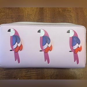 Pink parrot Kate Spade ♠️ wallet
